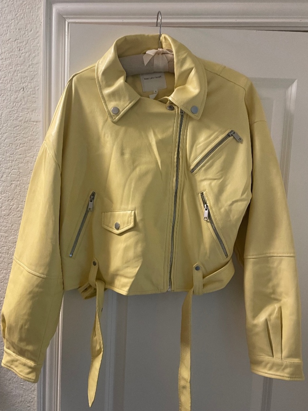 Faux leather women’s jacket, medium